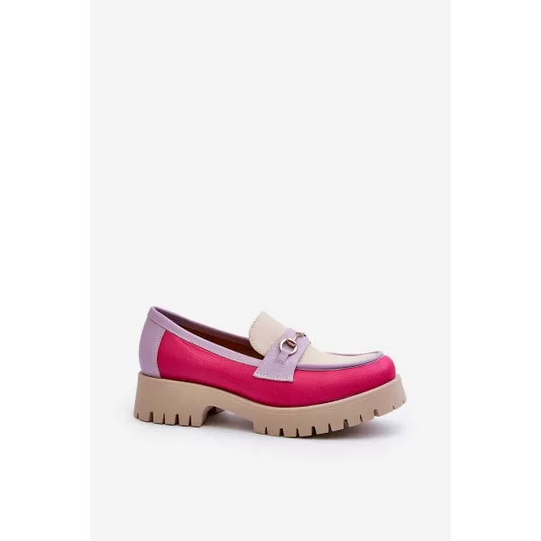  Ženske mokasine ZAZOO 3475 BEŽ/FUSCHIA/LILA 