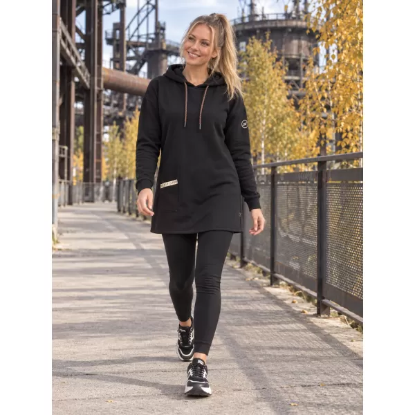  Ženski sweatshirt ALTISPORT IVIE CRNA 
