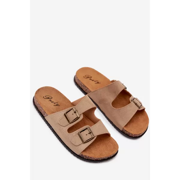  Muške papuče BOTO 56302-11 KAKI 