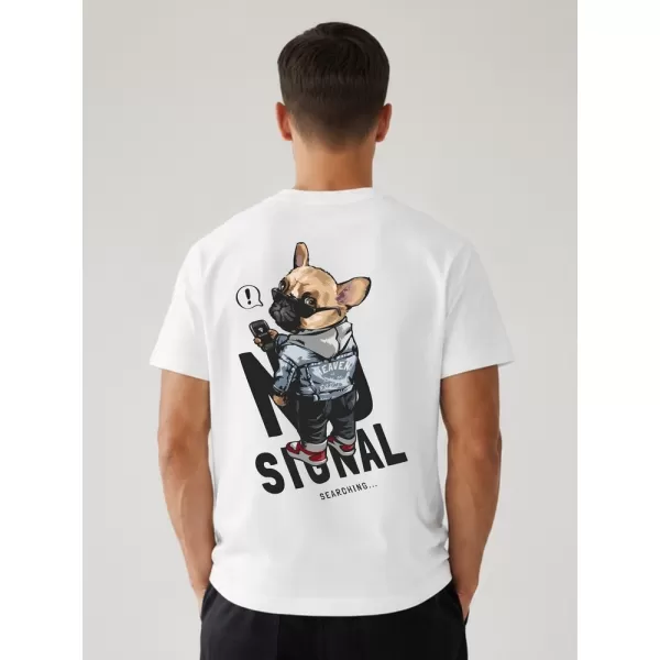  Muška majica kratkih rukava DSTREET NX4009R-WH-O BIJELA 