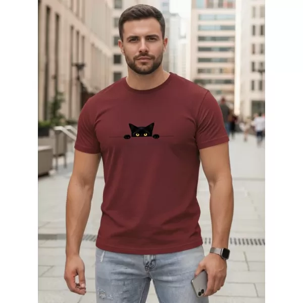  Muška majica kratkih rukava DSTREET NX5102R-BU TAMNOCRVENA 