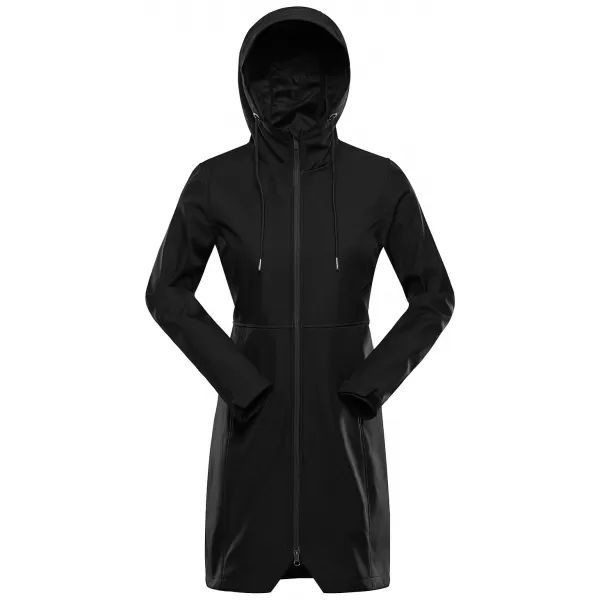  Ženski topli softshell kaput ALPINE PRO IBORA 2 CRNA 