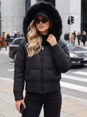 Ženska jakna DSTREET TY5828 CRNA