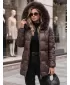 Ženska jakna DSTREET TY5758 LJUBIČASTA
