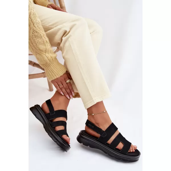  Ženske sandale BIG STAR SHOES TT274484 CRNA 