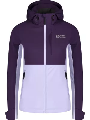 Ženska softshell jakna NORDBLANC BLINK NBSSL8320 LJUBIČASTA