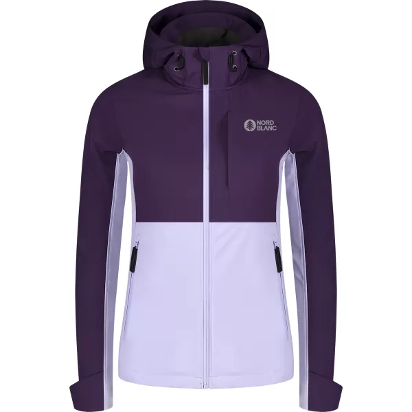  Ženska softshell jakna NORDBLANC BLINK NBSSL8320 LJUBIČASTA 