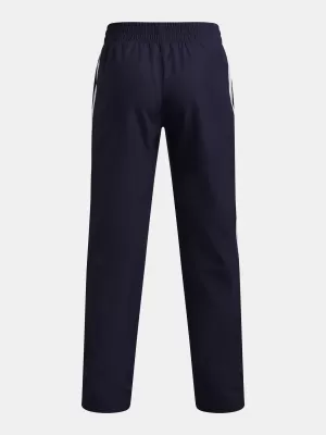Hlače za dječake UNDER ARMOUR UA B RIVAL WVN PANT 1390155-410 PLAVA