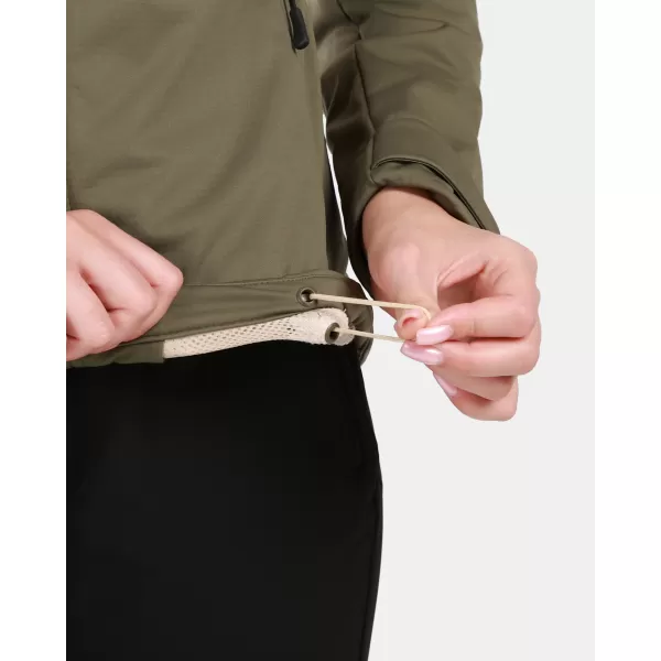  Ženska softshell jakna KILPI ONTAVIA-W 1L0113KI ZELENA 
