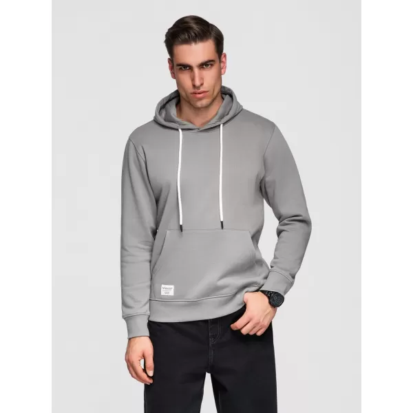  Muški sweatshirt OMBRE OM-SSBN-0270 SIVA 