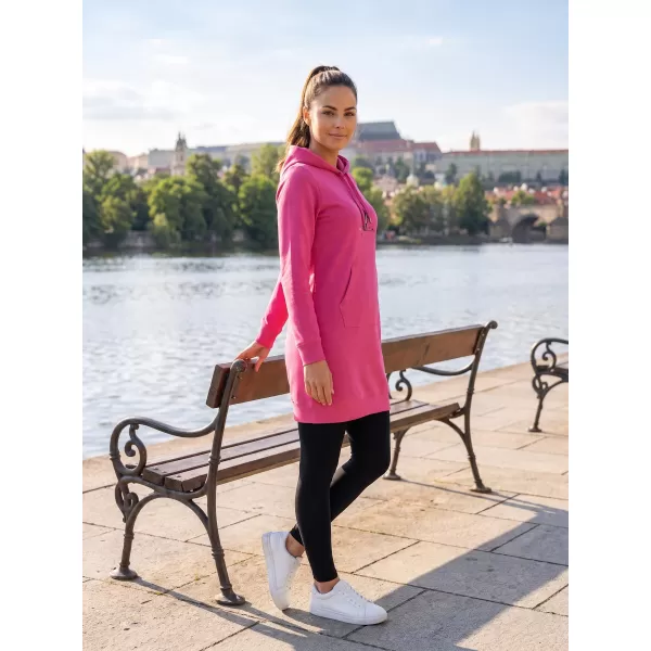  Ženska produžena majica ALTISPORT ALW091419 MAGENTA 
