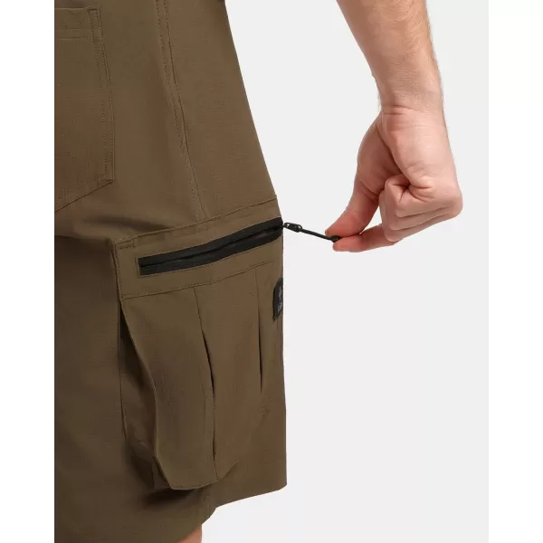  Muške kratke hlače KILPI ASHER-M 1M0409KI KAKI 