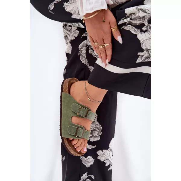  Ženske papuče BIG STAR SHOES RR274A393 ZELENA 