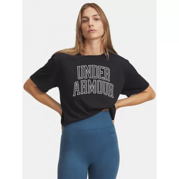  Ženska majica kratkih rukava UNDER ARMOUR RIVAL OS CAMPUS TEE 6007883-001 CRNA 