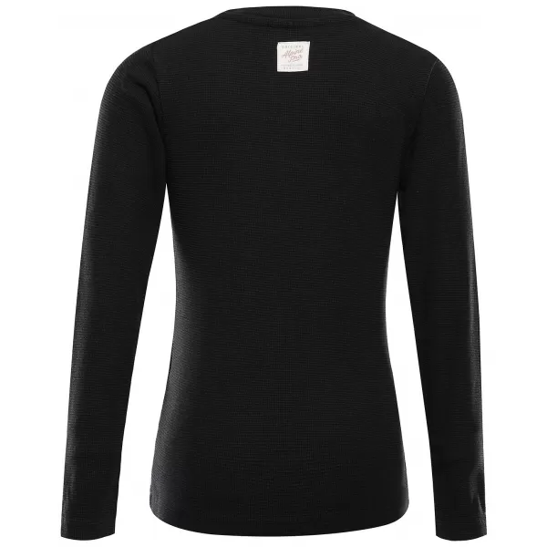  Dječja majica ALPINE PRO THERMALO CRNA 