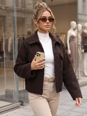 Ženska jakna DSTREET TY6058 SMEĐA