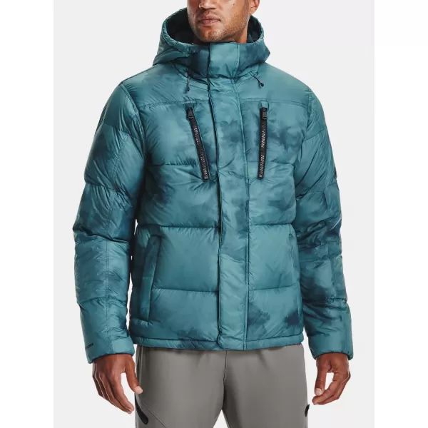  Muška jakna UNDER ARMOUR UA STORM CGI DOWN PRINTED STORM JKT 1365809-413 PLAVA 