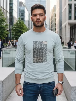 Muški sweatshirt DSTREET BX5355 BEŽ