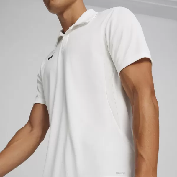  Muška majica s kragnom PUMA TEAMGOAL POLO 658771-04 PUMA BIJELA/CRNA/PERJE SIVA 
