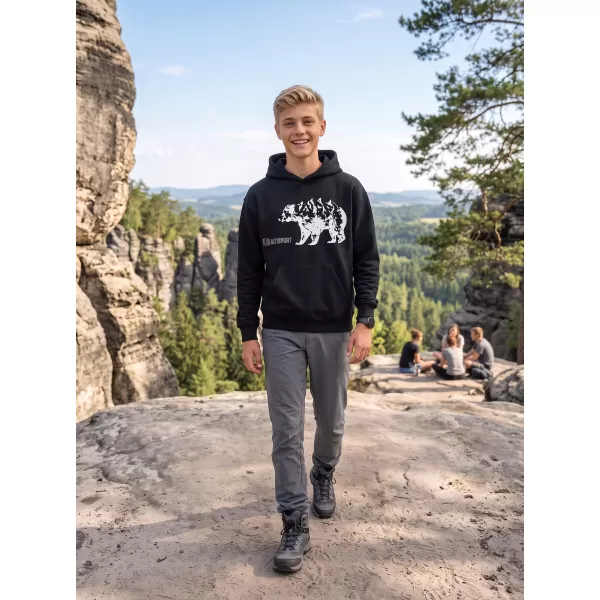  Dječji sweatshirt ALTISPORT ALM193422 CRNA 