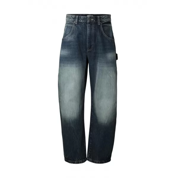  Muške hlače URBAN CLASSICS TB8057 TAMNOPLAVI MRAMOR OPRAN 