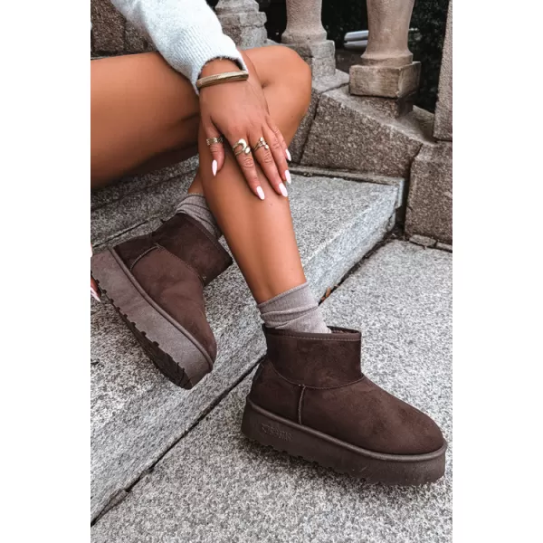  Ženske cipele BIG STAR SHOES UU274223 SMEĐE/BEŽ SJENE 