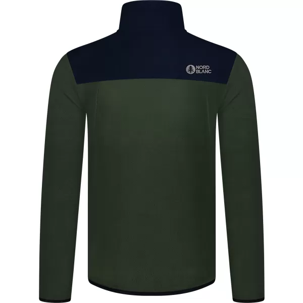  Muški lagani sweatshirt od flisa NORDBLANC CRACKLE NBSFM8373 ZELENA 