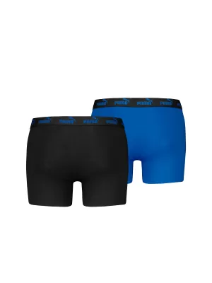 Muške bokserice PUMA ELEMENTS MEN BASIC BOXERS 2P 93875301 CRNO/PLAVO
