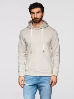 Muški sweatshirt OMBRE OM-SSBN-0270 SVIJETLO BEŽ