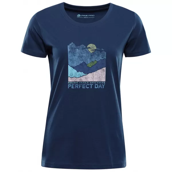  Ženska majica kratkih rukava ALPINE PRO TERMESA 4 MOONLIT OCEAN VARIJANTA PB 