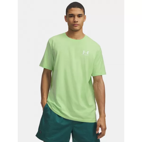  Muška majica kratkih rukava UNDER ARMOUR M SPORTSTYLE LC SS 1326799-712 ZELENA 
