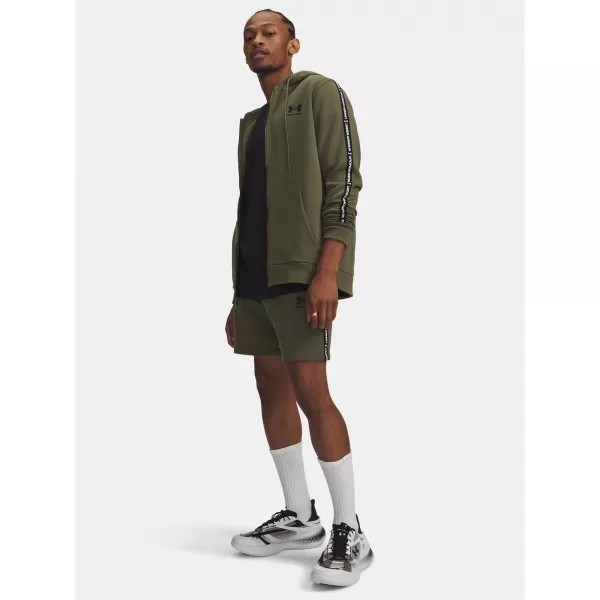  Muške kratke hlače UNDER ARMOUR ICON FLEECE SHORT TAPING 1390299-391 ZELENA 