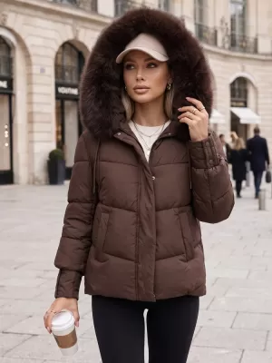 Ženska jakna DSTREET TY5894 SMEĐA