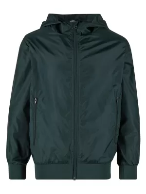 Dječačka vjetrovka URBAN CLASSICS UCK160-02245 TAMNOZELENE BOJE