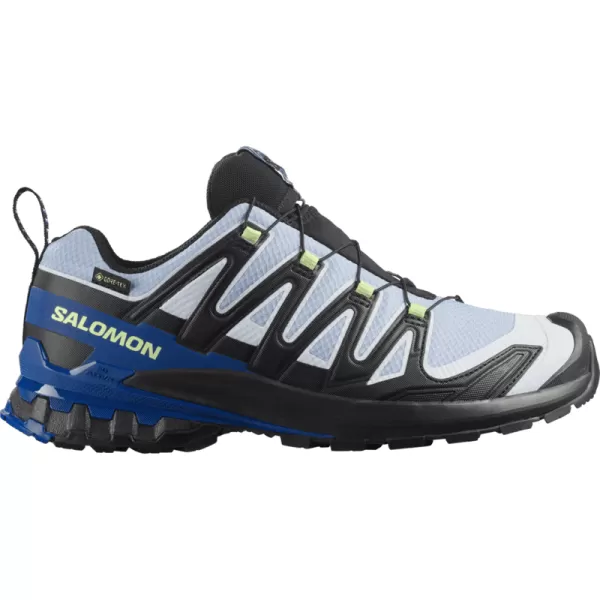  Muške cipele SALOMON XA PRO 3D V9 GORE-TEX STORM L45486500 CRNA/BRUNNERA PLAVA/SURFAJ WEBOM 