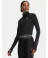 Ženska majica kratkih rukava UNDER ARMOUR TECH BRANDED 1/2 ZIP 6009988-001 CRNA