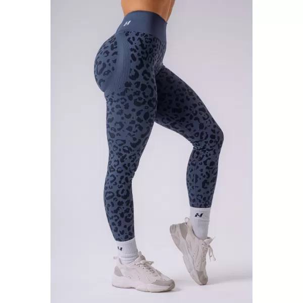  Ženske tajice NEBBIA PRIMAL 849 TAMNOPLAVI LEOPARD 
