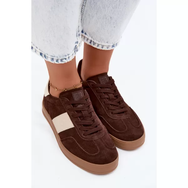  Ženske tenisice BIG STAR SHOES UU274008 SMEĐA/BEŽ 