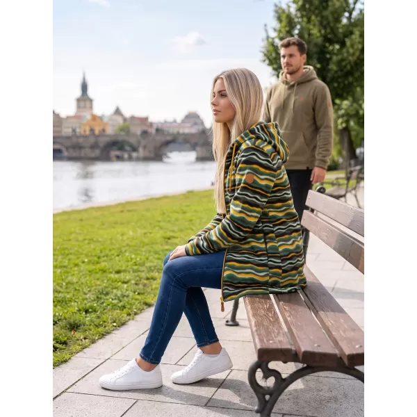  Ženska majica od flisa ALTISPORT ILANI KAKI 