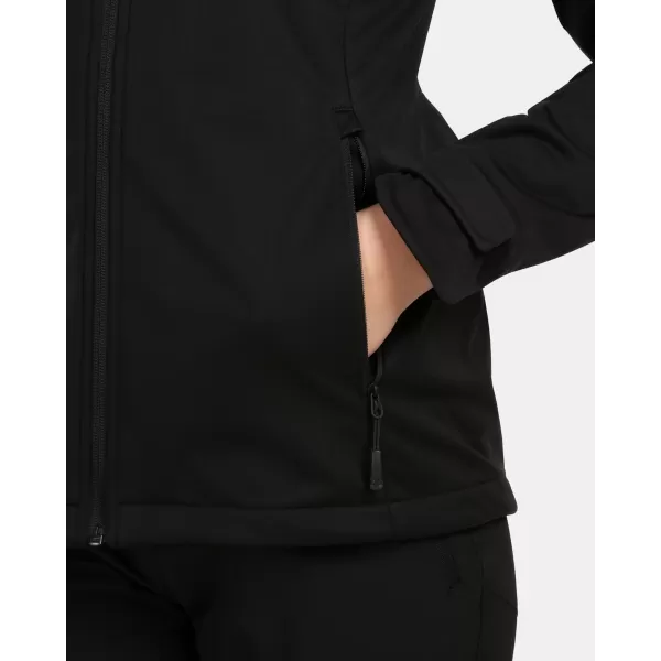  Ženska softshell jakna KILPI ONTAVIA-W 1L0113KI CRNA 