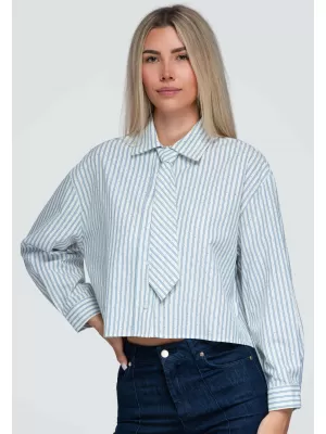 Ženska košulja OMBRE OW-SH-E0069 PLAVA