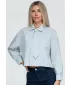 Ženska košulja OMBRE OW-SH-E0069 PLAVA