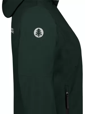 Ženska vodootporna jakna NORDBLANC BOURNE NBSJL8317 TAMNO ZELENA