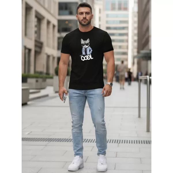  Muška majica kratkih rukava DSTREET NX5018R-BK CRNA 