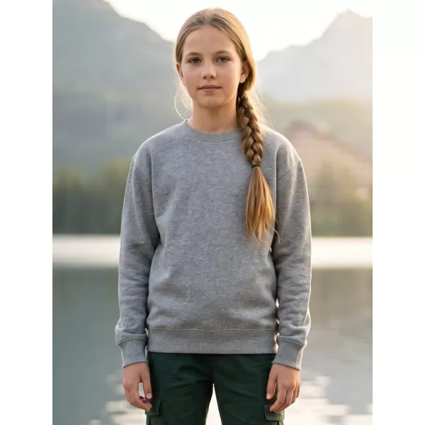  Dječji sweatshirt MALFINI CREW 427 TAMNO SIVI ODSJAJI 