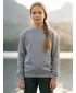 Dječji sweatshirt MALFINI CREW 427 TAMNO SIVI ODSJAJI