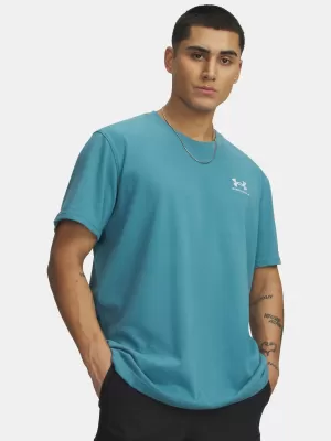 Muška majica kratkih rukava UNDER ARMOUR M LOGO EMB HEAVYWEIGHT SS 1373997-466 PLAVA