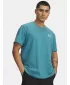 Muška majica kratkih rukava UNDER ARMOUR M LOGO EMB HEAVYWEIGHT SS 1373997-466 PLAVA
