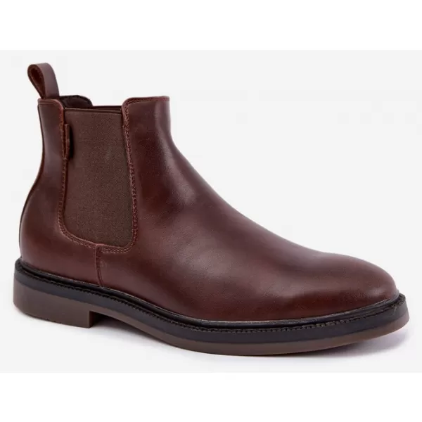  Muške cipele BIG STAR SHOES UU174279 SMEĐE/BEŽ SJENE 