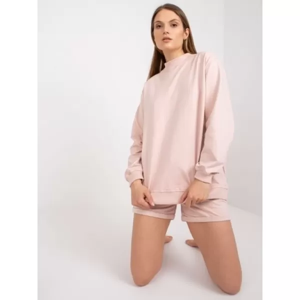  Ženski sweatshirt BASIC FEEL GOOD AP-BL-A-R001 JARKO RUŽIČASTA 